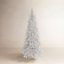Silver Pre-Lit Fir Christmas Tree