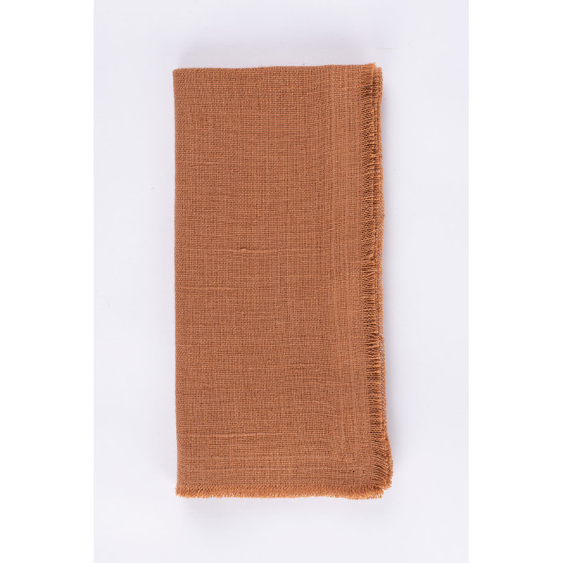 Linen Dining Linen Set, Ochre