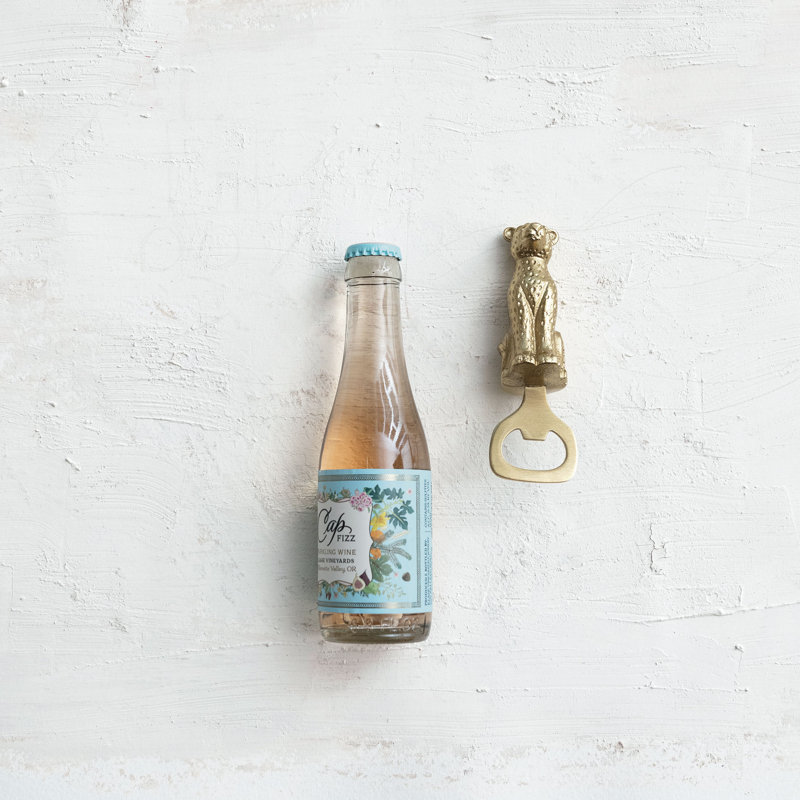 Antique Cheetah Bottle Opener