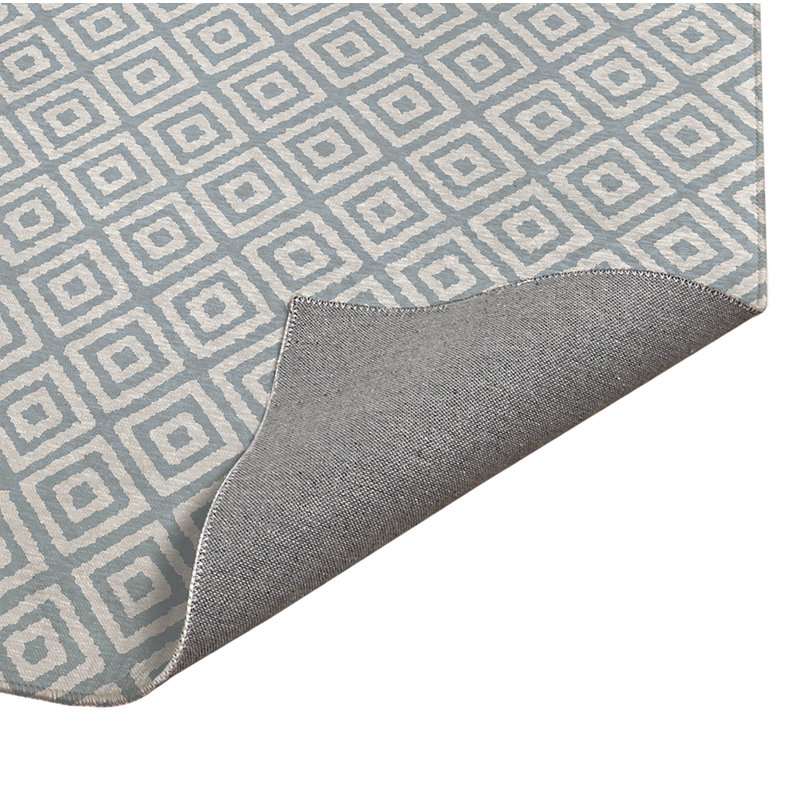 Tapis d'extérieur antidérapant Ikat Grunge, Rectangle 5 pi x 7 pi