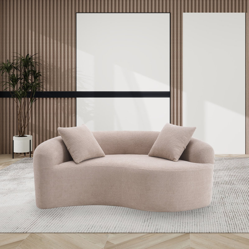 Canapé double Bononge, Beige