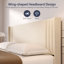 Lit plateforme tapissier Masad avec tête de lit à oreilles en tissu et lattes en bois-1707897522-1695667072