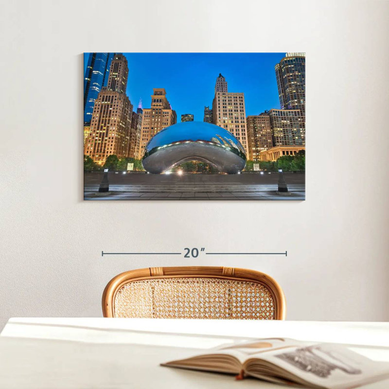 Sireci Cloud Gate Sculpture, 16" H x 24" W