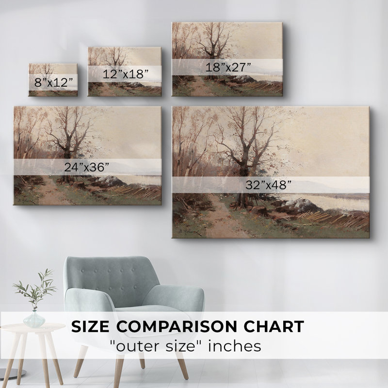 Paysages rétro-CCVVII -Galerie enveloppée Cavas, 32 x 48