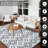 Reversible Geometric Diamond Pattern Outdoor Rug-115368920