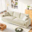 4 Seater Corduroy Sofa-1194665176