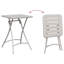 Bistro Table Folding Powder-coated Steel Outdoor Garden Furniture Patio-742286904