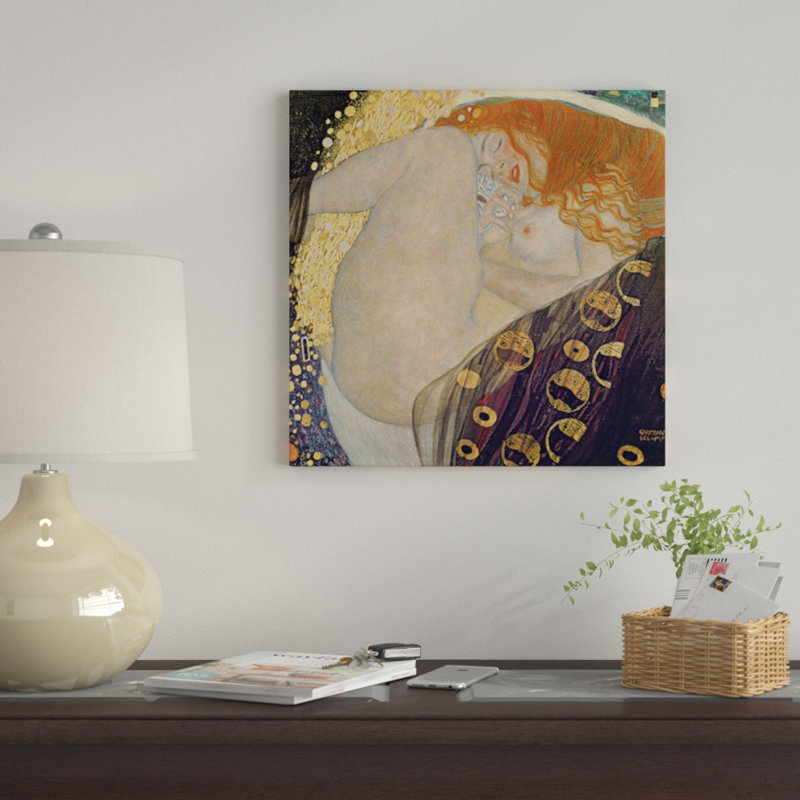 «Danae 1907-200», reproduction sur toile, H 26 po x l 26 po x P 1,5 po, Toile tendue, Pas de tapis