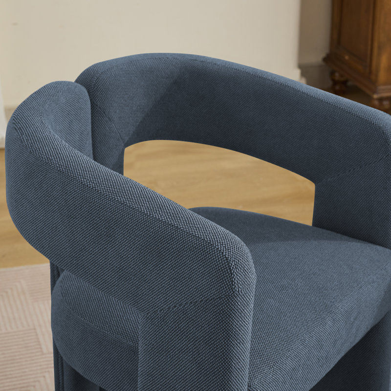 Chaise avec accoudoirs Modern, Bleu