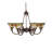 Jakey 6 - Light Steel Cone Chandelier