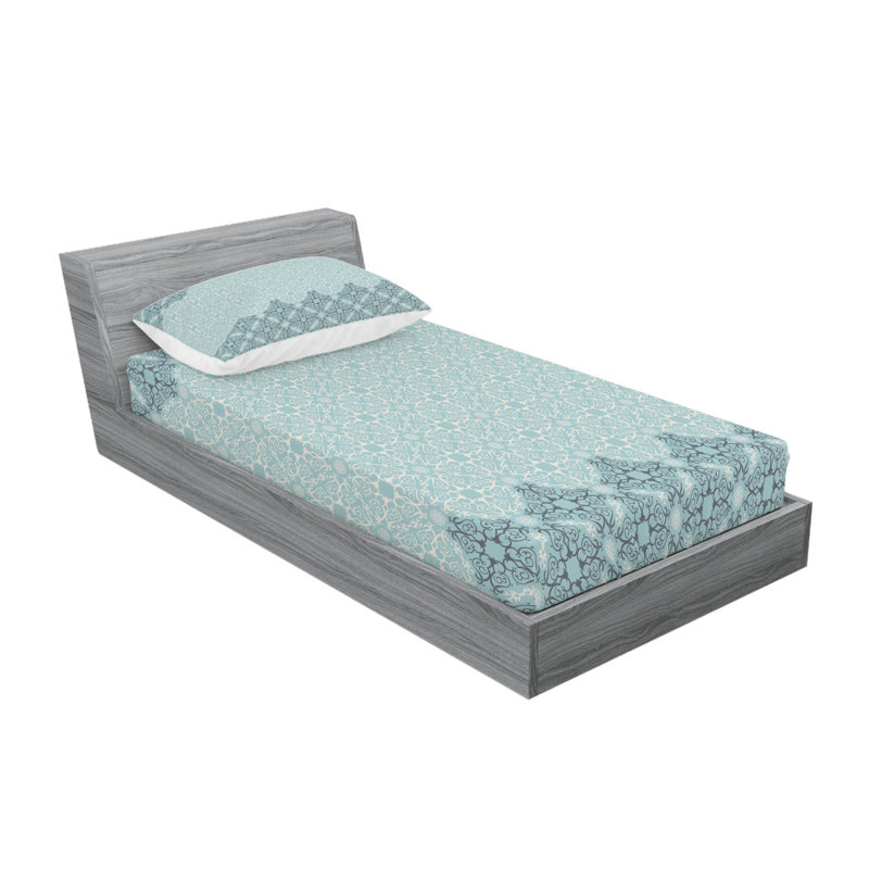 Microfiber Sheet Set, Twin, Abstract