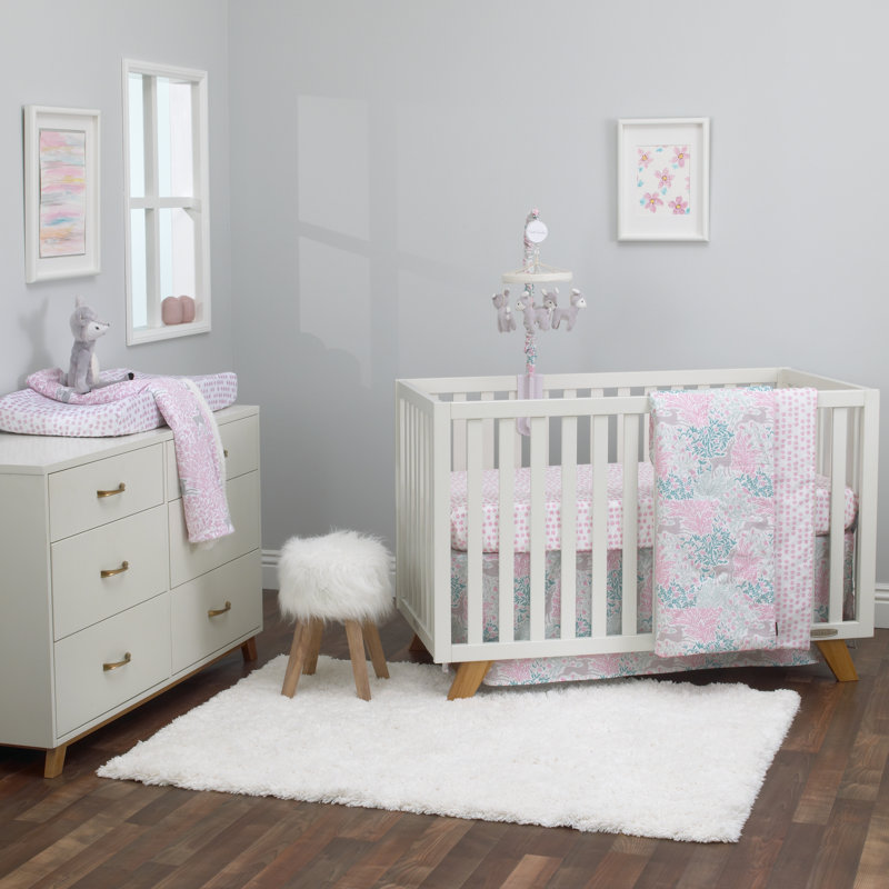 Drap-housse pour lit de bébé 100% Grasonville Deer / Forest