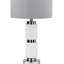 Lihua 70cm Table Lamp with Ceramic Base For Bedroom Furniture, Bedside Buffet Lamp with Silk Shade