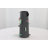 Cole And Grey Ceramic Textured Decorative Vase With Multicolor Half-Moon Accents-1874495164