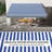 Outsunny Polyester Cover Retractable Patio Awning-97850777-97850778-97850779