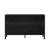 U_STYLE Modern 57.5" Stripe Door Storage Cabinet, 4-Door Sideboard with Back-of-Door Storage Racks & Side Hooks, Adjustable Shelves, MDF Cabinet with Aluminum Handles for Living Room, Dining Room-1626249824