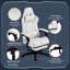 Chaise de bureau Vinsetto