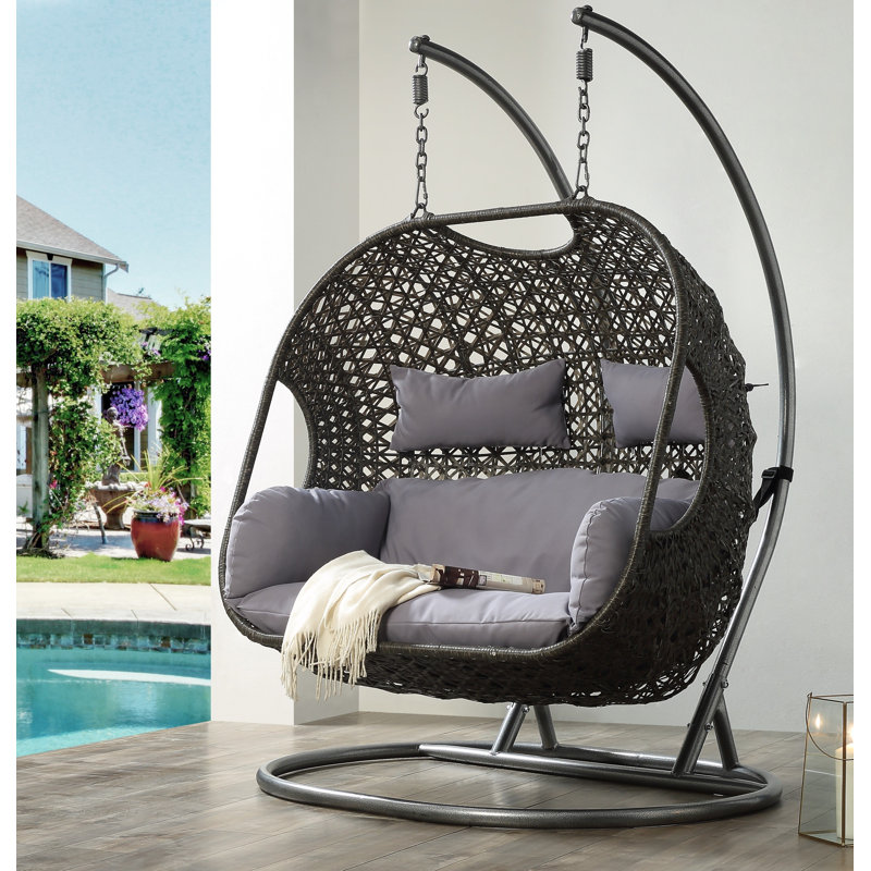 Charlesetta 2 Person Porch Swing