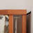 Corner Lighted Curio Cabinet Corner Glass Cabinet Lighted Curio Cabinet Corner Display Case For Living Room, Curio Cabinet, Antique Collection, Wine,Bar Glass Storage Light Included,Dark Oak-383825940
