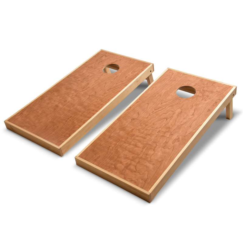 Pro Grade 4 ft x 2 ft Natural Wood Cornhole Boards