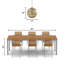 Luminaire suspendu sphérique doré 16 po Amelia Glam