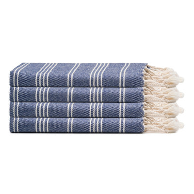 Ensemble de 4 serviettes en coton Essential