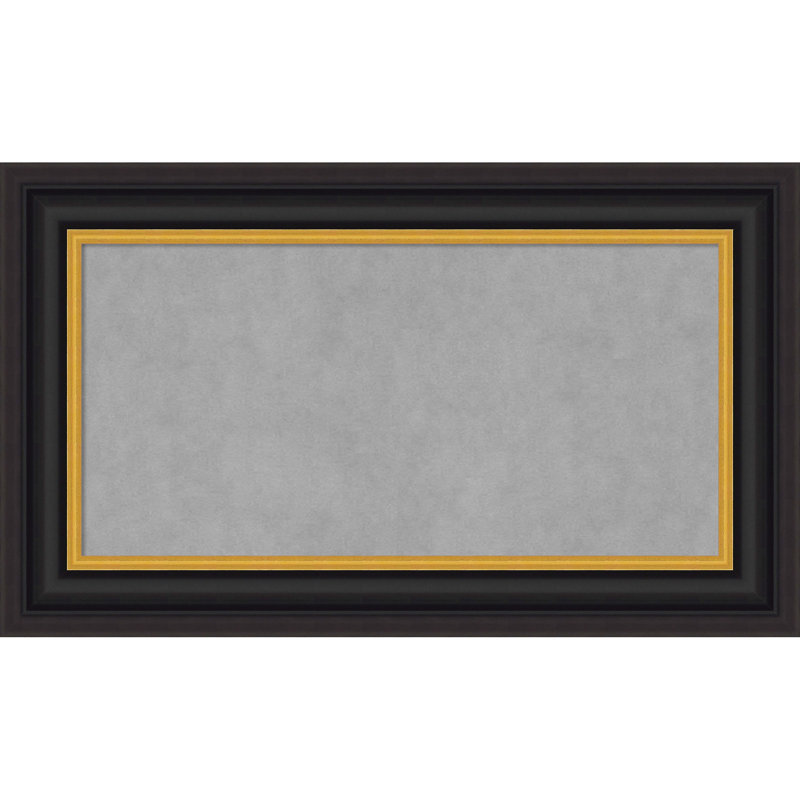 Tableau magnétique encadré brun noir Sierra - Tableau magnétique, tableau d'organisation, H 18 po x l 30 po