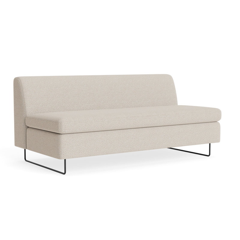 MTO - Clyde 67" Sofa w/ Black Legs, Sanford Linen