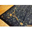 Tapis bleu en laine antique des années 1920