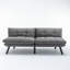 Canapé-lit pliant convertible gris clair-1285696861