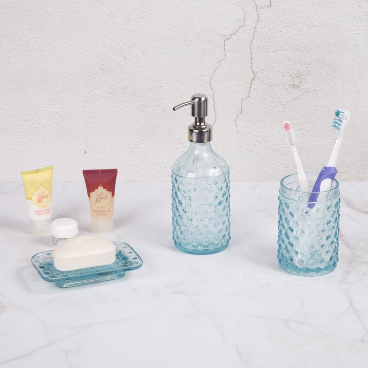 Clear Glass Dish Soap Dispenser - One Cozy Home