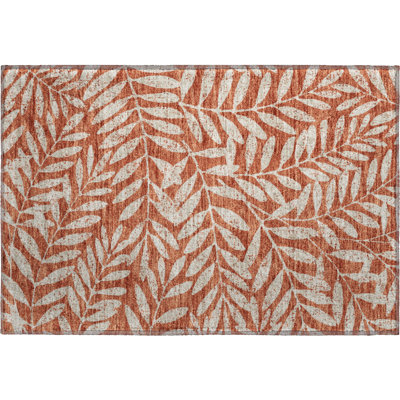 Premium Machine Washable Prisco Paprika Rug