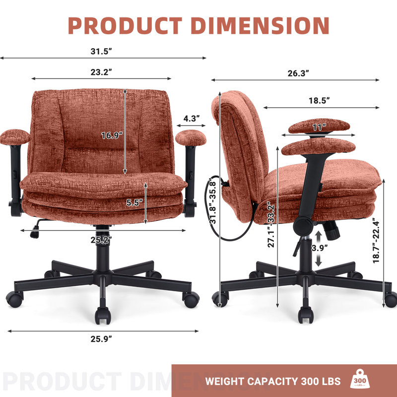 Fauteuil Criss, Orange