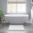 1 PCS 20X30" 100% Cotton Tufted 3000 GSM Reversible Bath Rug White-1599217658