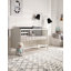 Tapis à poil long gris treillis Griego-1295641875