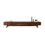 Crédence de rangement moderne en bois massif l 94,5 po Modern