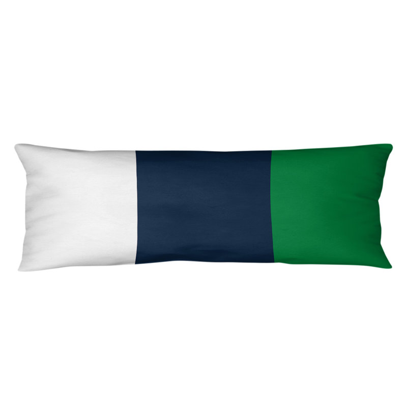 Polyester Medium Pillow, Blue/Green, South Bend 