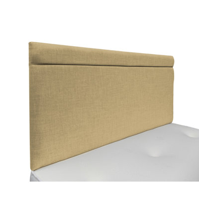 Burchette Upholstered Linen Panel Headboard