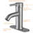 Single-Hole Single-handle Bathroom Faucet with Drain Assembly-93885244
