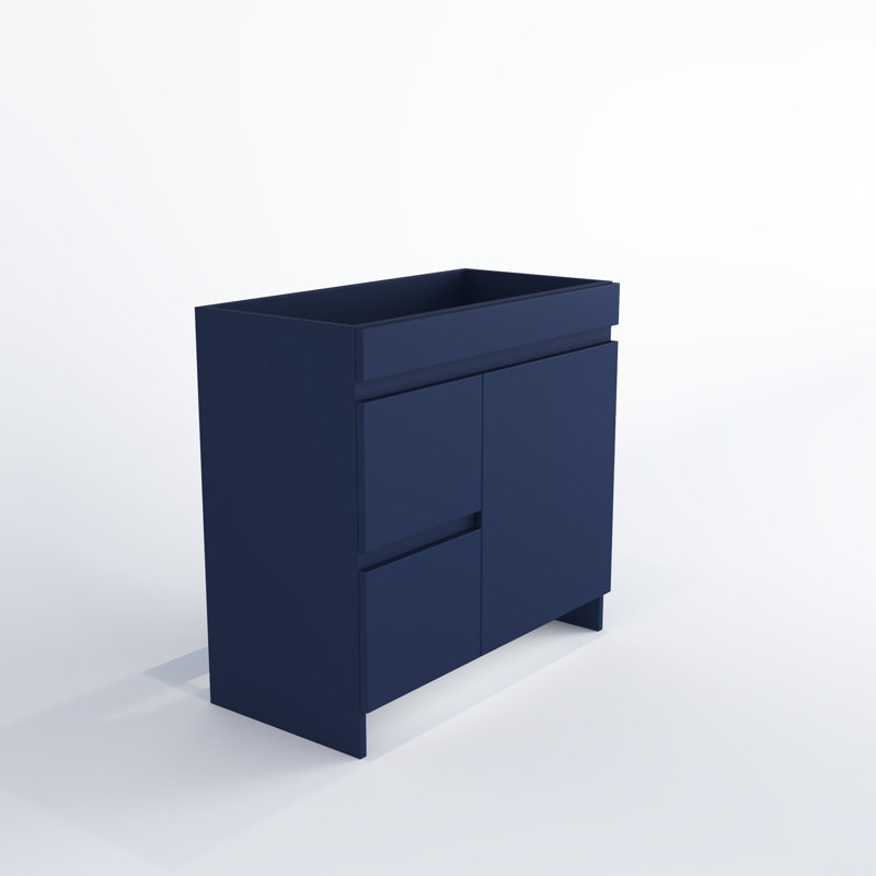Cinnamon 36 " Single Bathroom Vanity Base, Navy Blue