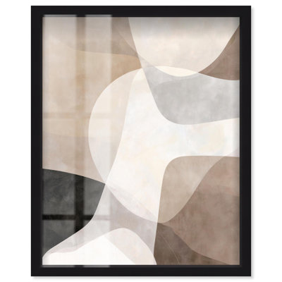 Décoration murale bohème Earthy Overlays IV par Art Remedy, cadre noir, 16 x 20