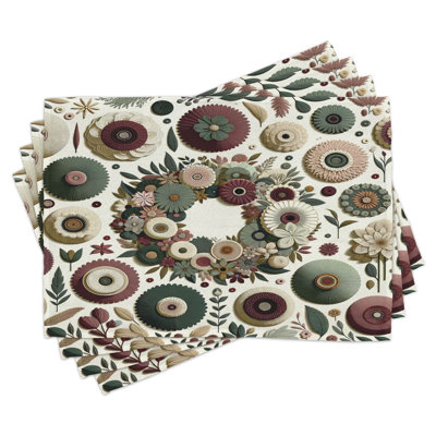 Ensemble de 4 napperons Ambesonne