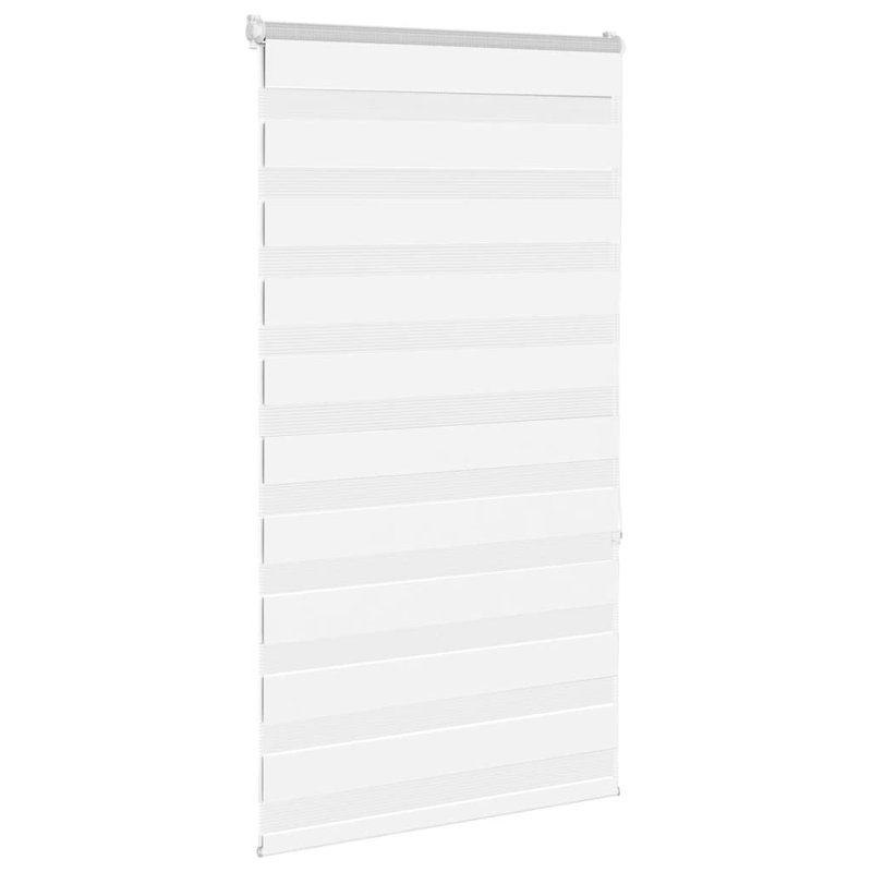 George Oliver Zebra Blind Polyester, 85cmW x 150cmL, White