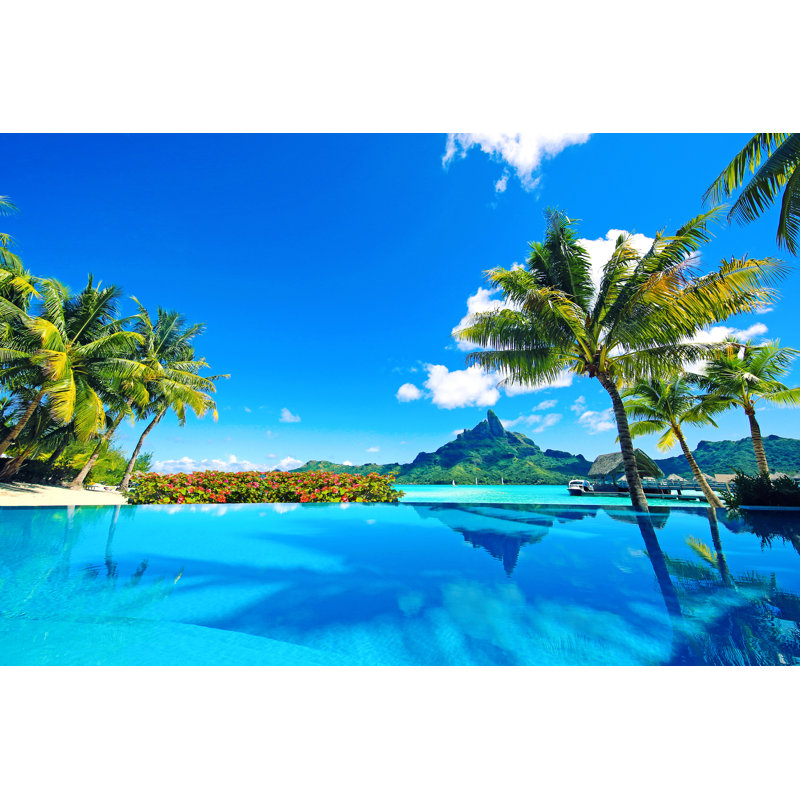 Bora Bora by TriggerPhoto - No Frame Print on Canvas, 81cm H x 122cm W