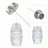 Aref 1-Light Dimmable Handblown Glass Single Pendant-368459203