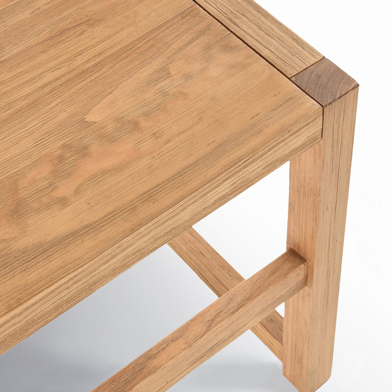 Chaise d'appoint en bois massif Cabo, Naturel