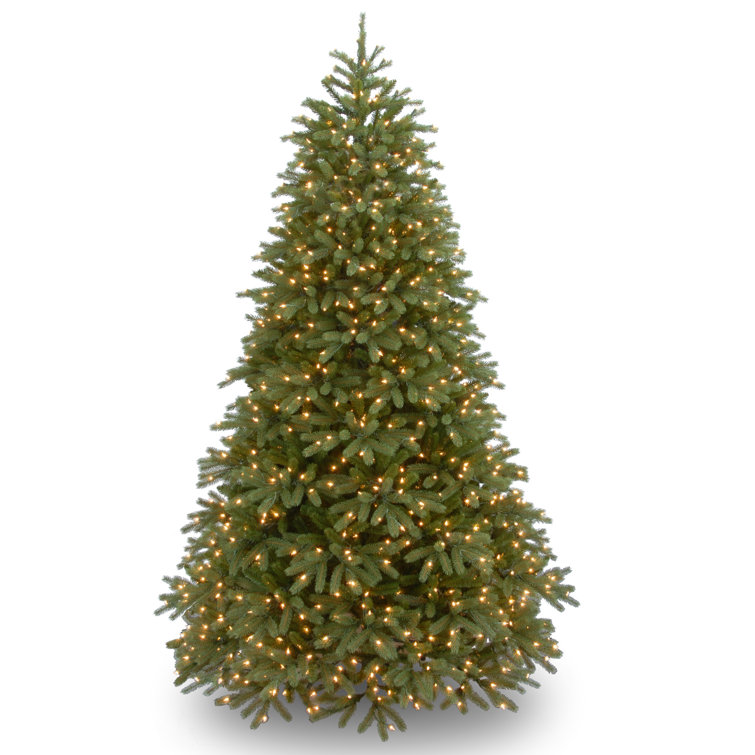 Frasier Grande Green Artificial Fir Christmas Tree with LED Color Lights