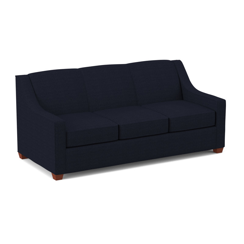 Phillips 76" Sofa Bed with Reversible Cushions, BM Cherry, Hybrid, Antic Mimosa