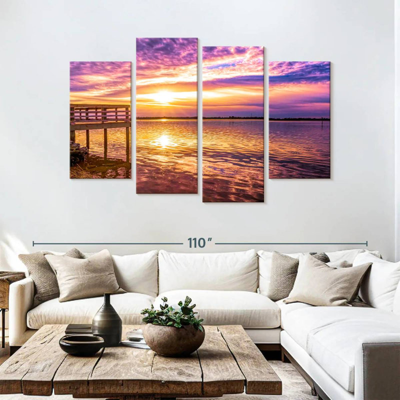 Carolina Gillard Sunset, H 54 po x l 84 po