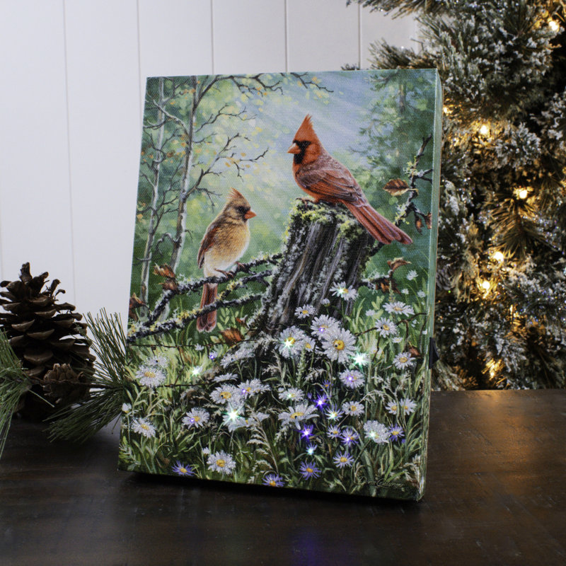 Toile de fond avec mini chevalet doré 8 x 6 lumières dorées